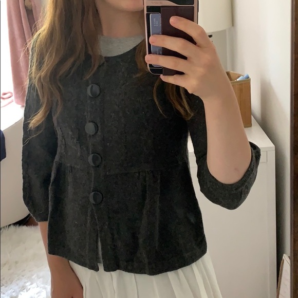 Vero moda O-neck knit gray cardigan. - Picture 3 of 5